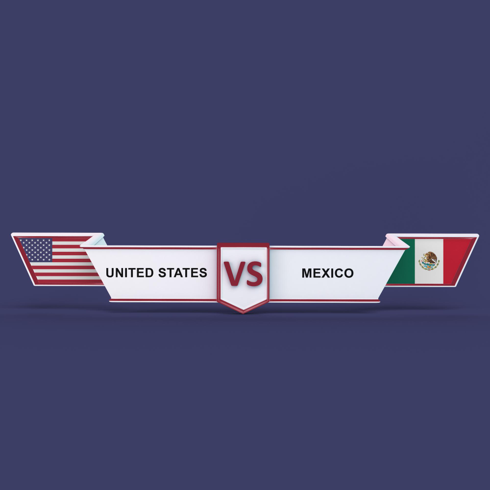 mexico national football team vs united states men's national soccer team lineups